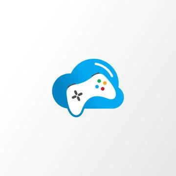 Illustration Vector Graphic of Cloud Joystick. Perfect to use for Gaming or E Stock Illustration