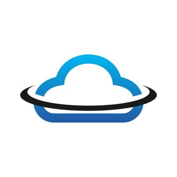 Illustration Vector Graphic of Cloud Logo. Perfect to use for Technology Comp Stock Illustration