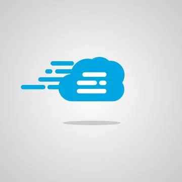 Illustration vector graphic of Cloud Mail. Perfect to use for Technology Comp Stock Illustration