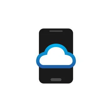 Illustration Vector Graphic of Cloud Mobile. Perfect to use for Technology Co Stock Illustration