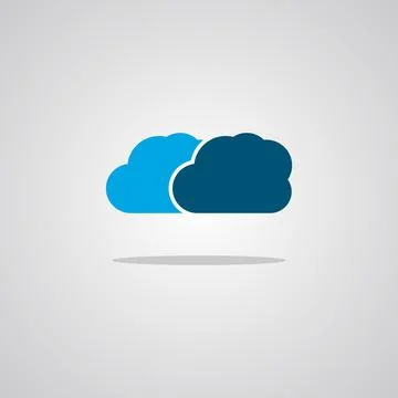 Illustration vector graphic of Cloud. Perfect to use for Technology Company Stock Illustration
