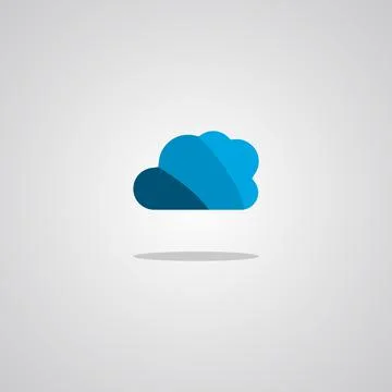 Illustration vector graphic of Cloud. Perfect to use for Technology Company Stock Illustration