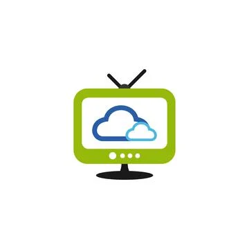 Illustration Vector Graphic of Cloud Television. Perfect to use for Technolog 스톡 일러스트