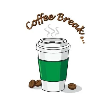 Illustration Vector graphic of coffee break Stock Illustration