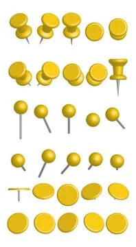 Illustration Vector Graphic Collection Pin Stock-Illustration