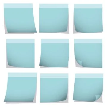 Illustration Vector Graphic Collection Post It Stock Illustration