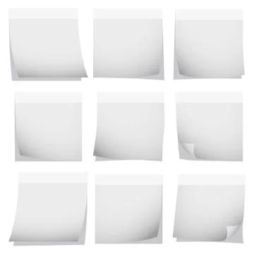 Illustration Vector Graphic Collection Post It Stock Illustration