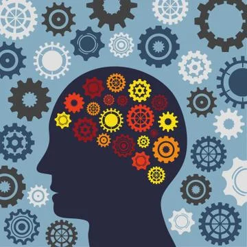 Illustration Vector Graphic Creativity and Ideas Illustrazione stock