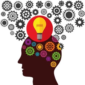 Illustration Vector Graphic Creativity and Ideas Stock Illustration