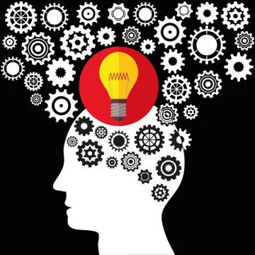 Illustration Vector Graphic Creativity and Ideas Stock Illustration