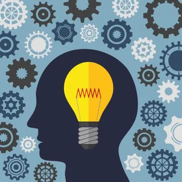 Illustration Vector Graphic Creativity and Ideas Stock Illustration