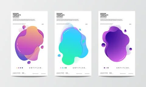 Illustration vector graphic of design element liquid shape abstract backgroun イラスト素材