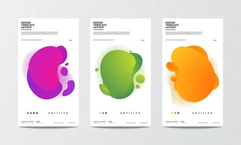 Illustration vector graphic of design element liquid shape abstract background イラスト素材