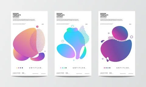 Illustration vector graphic of design element liquid shape abstract background イラスト素材