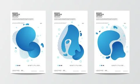 Illustration vector graphic of design element liquid shape abstract background イラスト素材