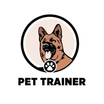 Illustration Vector Graphic of Dog Trainer logo Stock Illustration