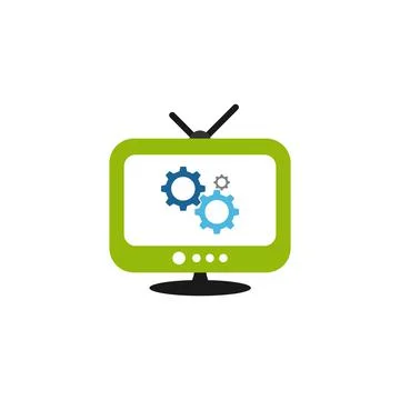 Illustration Vector Graphic of Engineer Television. Perfect to use for Techno Stock Illustration