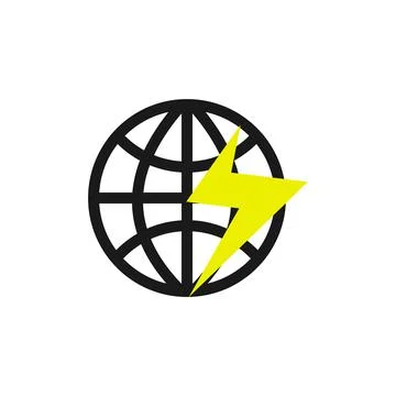 Illustration Vector Graphic of Fast Flash Thunder World. Perfect to use for T Stock Illustration