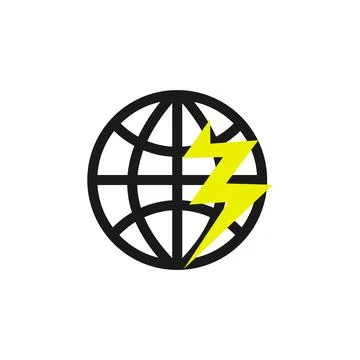 Illustration Vector Graphic of Fast Flash Thunder World. Perfect to use for T Stock Illustration