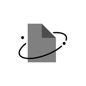 Illustration Vector Graphic of File Planet Logo. Perfect to use for Technolog Stock Illustration