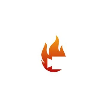 Illustration Vector Graphic of Fire Camera Logo Stock Illustration