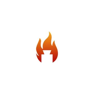 Illustration Vector Graphic of Fire Camera Logo Stock Illustration