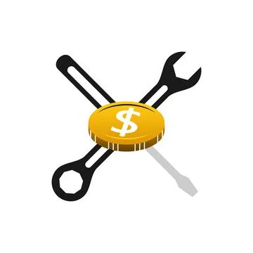 Illustration Vector Graphic of Fix Your Finance Logo. Perfect to use for Tech Illustrazione stock