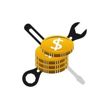 Illustration Vector Graphic of Fix Your Finance Logo. Perfect to use for Tech Stock Illustration