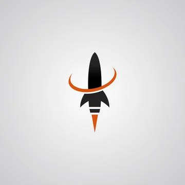 Illustration vector graphic of Gliding Rocket Stock Illustration
