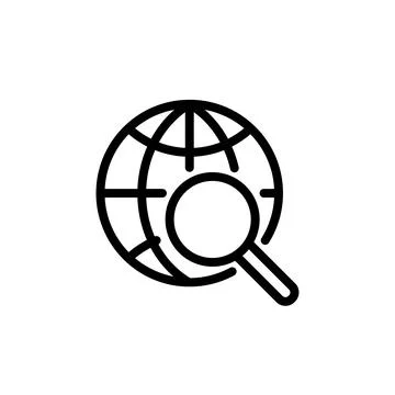 Illustration Vector graphic of globe icon template Stock Illustration