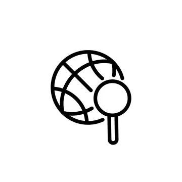 Illustration Vector graphic of globe icon template Stock Illustration