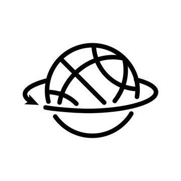 Illustration Vector graphic of globe icon template Stock Illustration