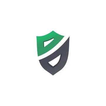 Illustration Vector Graphic of Green Shield. Perfect to use for Technology Co Stock-Illustration
