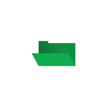 Illustration Vector Graphic of Green Simple Folder Stock Illustration