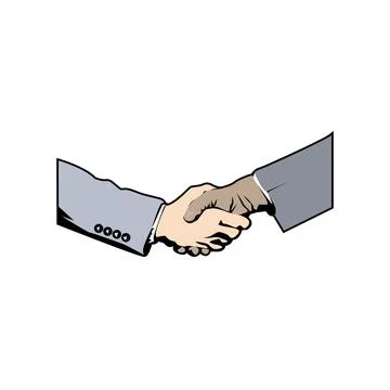 Illustration Vector Graphic of Handshake Stock Illustration
