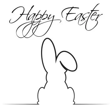 Illustration Vector Graphic Happy Easter Illustrazione stock