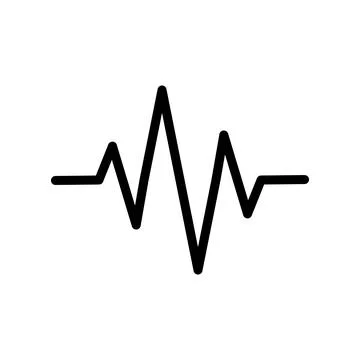 Illustration Vector graphic of heart pulse icon Stock Illustration