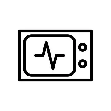 Illustration Vector graphic of heart pulse icon Illustrazione stock