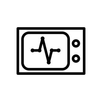 Illustration Vector graphic of heart pulse icon Stock Illustration