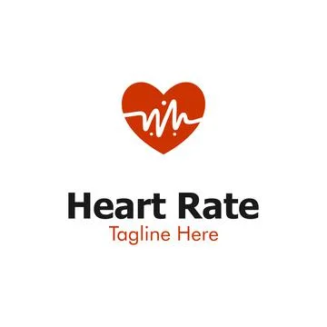 Illustration Vector Graphic of Heart Rate Logo. Perfect to use for Applicatio Stock Illustration