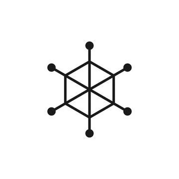 Illustration Vector Graphic of Hexagon Tech Logo . Perfect to use for Technol Stock-Illustration