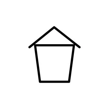 Illustration Vector graphic of home icon template Stock Illustration