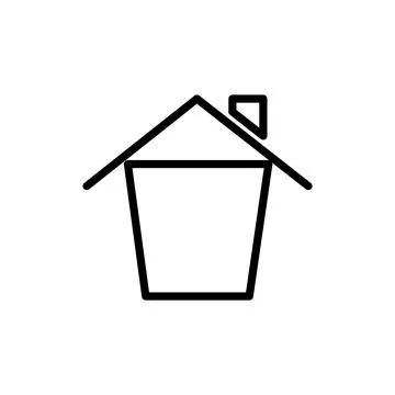 Illustration Vector graphic of home icon template Stock Illustration