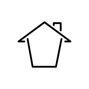 Illustration Vector graphic of home icon template Stock Illustration