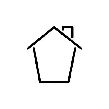 Illustration Vector graphic of home icon template Stock Illustration