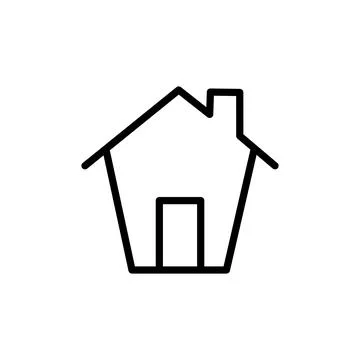 Illustration Vector graphic of home icon template Stock Illustration