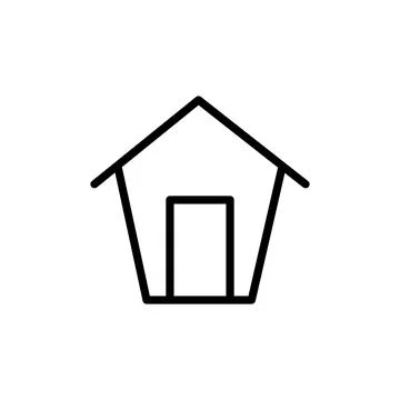 Illustration Vector graphic of home icon template Stock Illustration
