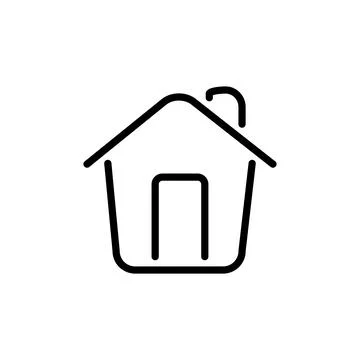 Illustration Vector graphic of home icon template Stock Illustration