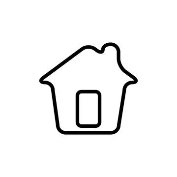 Illustration Vector graphic of home icon template Stock Illustration
