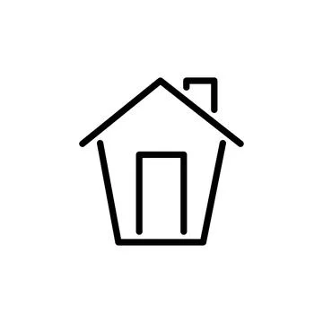Illustration Vector graphic of home icon template Stock Illustration